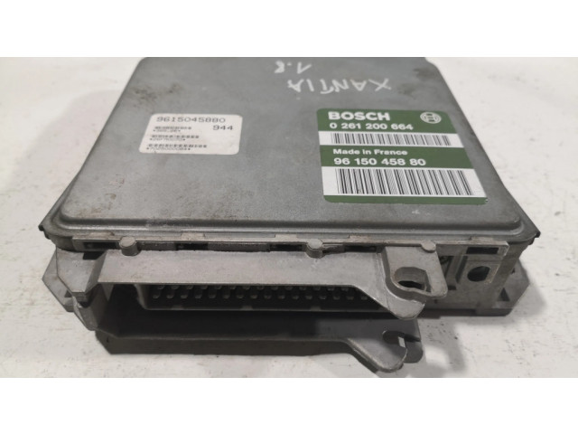 Блок управления двигателя 0261200664, 9615045880 Citroen Xantia