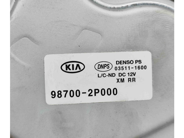 Pojistková skříňka Двигатель стеклоочистителя заднего стекла 987002P000 KIA Sorento 2012