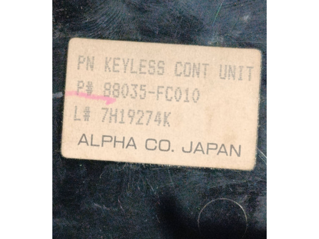 Блок управления 88035FC010, 890355C010   Subaru Forester SF