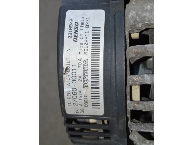Генератор 270600Q011, 031092   Citroen C1      