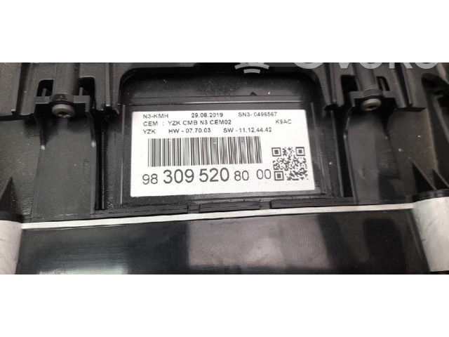 Спидометр (приборный щиток) 9830952080 Citroen Berlingo