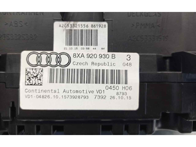 Pojistková skříňka Řídící jednotka BSM 8XA920930B Audi A1 2016