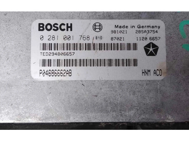 Řídící jednotka P04686662AB   Chrysler Voyager 