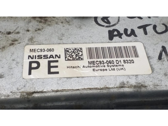Řídící jednotka MEC93060 Nissan Note (E11) 2008