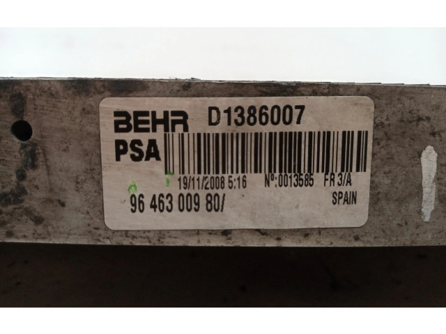 Интеркулер 9646300980 Citroen C5