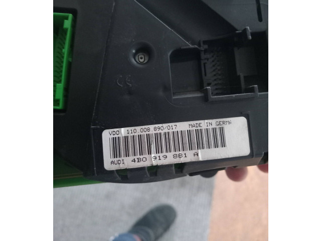 Панель приборов 4B0919881A, 110008890017   Audi A6 S6 C5 4B       