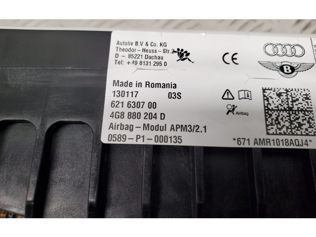 Рулевая рейка Надувная подушка для пассажира 4G8880204D Audi A6 S6 C7 4G 2011 - 2018 года