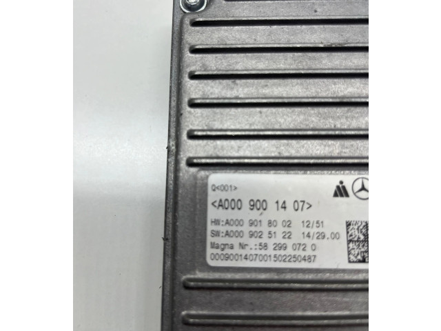 Модуль блока управления камерой A0009001407, 5829907 Mercedes-Benz ML W166