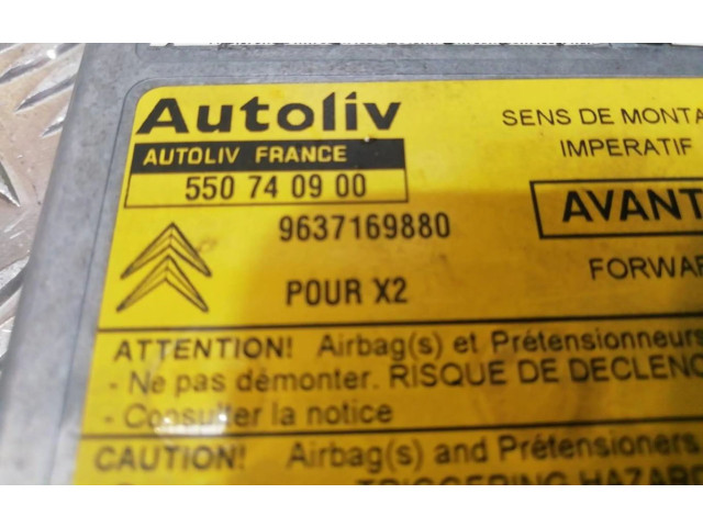 Блок подушек безопасности 9637169880 Citroen Berlingo