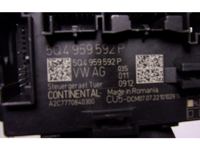 Блок комфорта 5Q4959592P, 5Q4959592P   Cupra Leon   