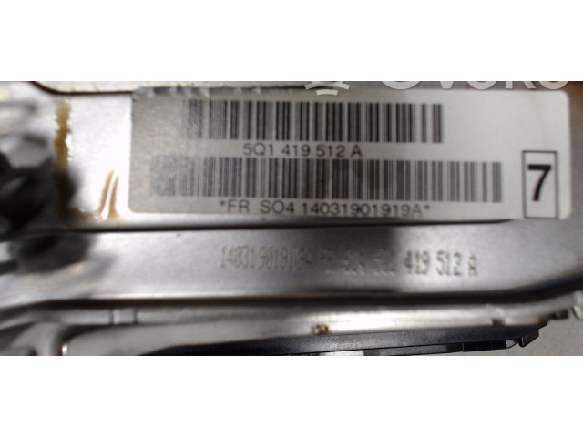 Рулевая рейка 5Q1419512A, 5Q1419512A Volkswagen Golf VII 2013 - 2019 года