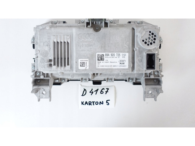 Спидометр (приборный щиток) LICZNIK VIRTUAL ZEGARY LCD AUDI Q4 E-TRON 89A 89A920725 Audi Q4 Sportback e-tron