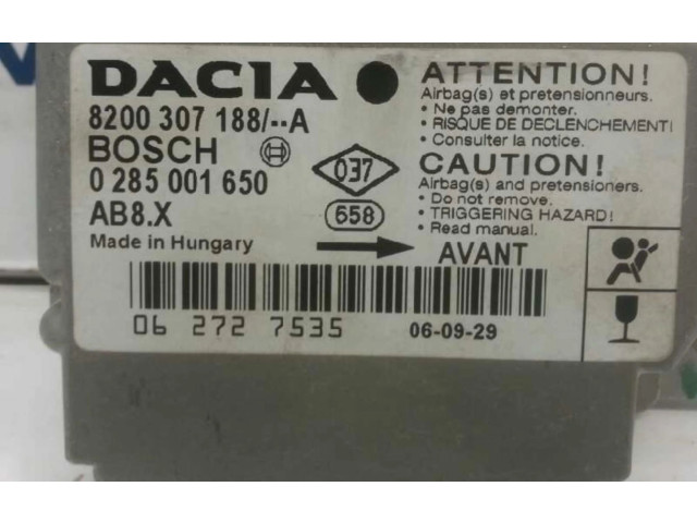 Блок подушек безопасности 8200307188A   Dacia Logan I