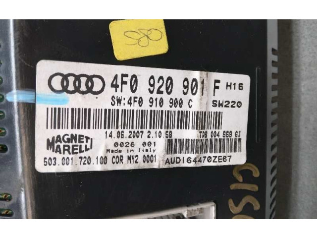 Панель приборов 4F0920901F   Audi A6 S6 C6 4F       