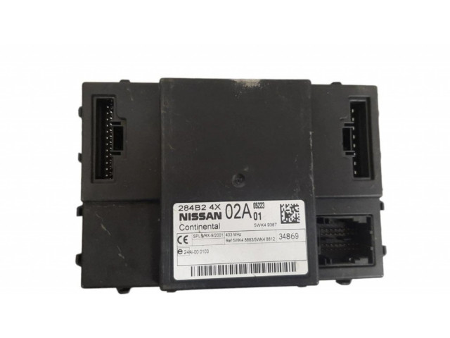 Блок комфорта 284B24X, 5WK49367 Nissan Navara D40