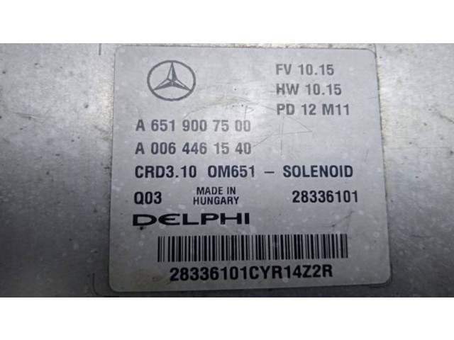 Řídící jednotka A6519007500, 28336101 Mercedes-Benz C W204 2013