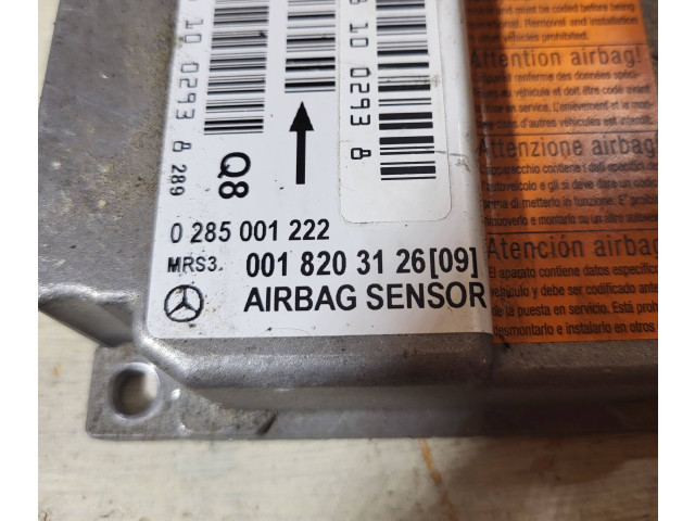 Блок подушек безопасности 0018203126, 0285001222 Mercedes-Benz A W168