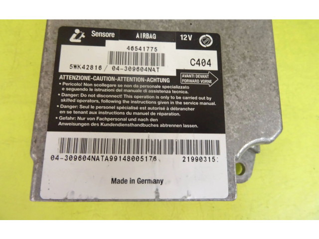 Блок подушек безопасности 46541775, 5WK42816   Fiat Bravo - Brava