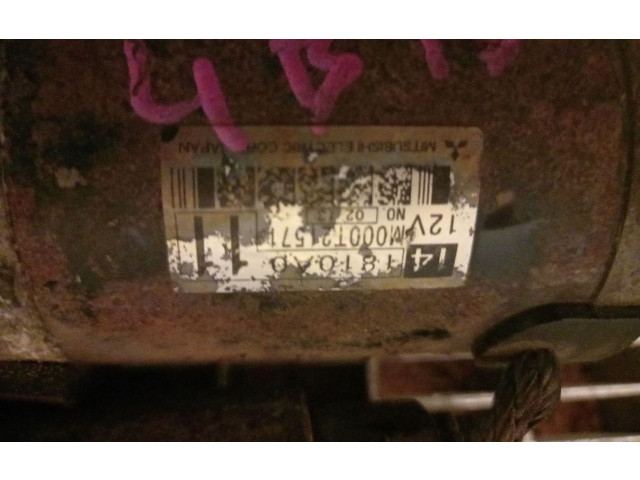 Стартер M000T21571, 1810A0 Mitsubishi Lancer X