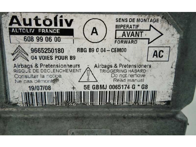 Блок подушек безопасности 9665250180, 48815 Citroen Berlingo