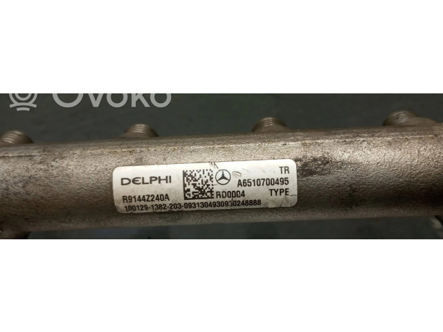 Vstřikovací lišta A6510700495, R9144Z240A Mercedes-Benz C AMG W204 pro naftový motor 2.1