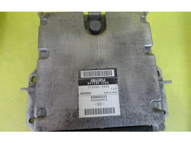 Блок управления двигателя 275800-3840, 8973804200   Renault Vel Satis