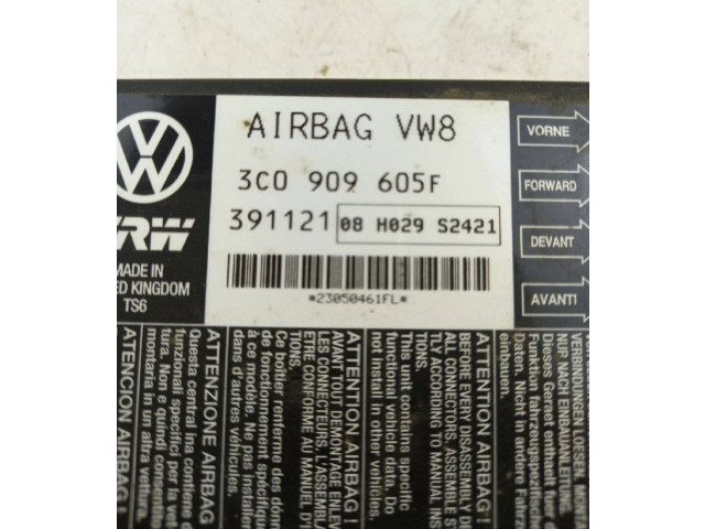 Блок подушек безопасности 3C0909605F, 391121   Volkswagen PASSAT B6