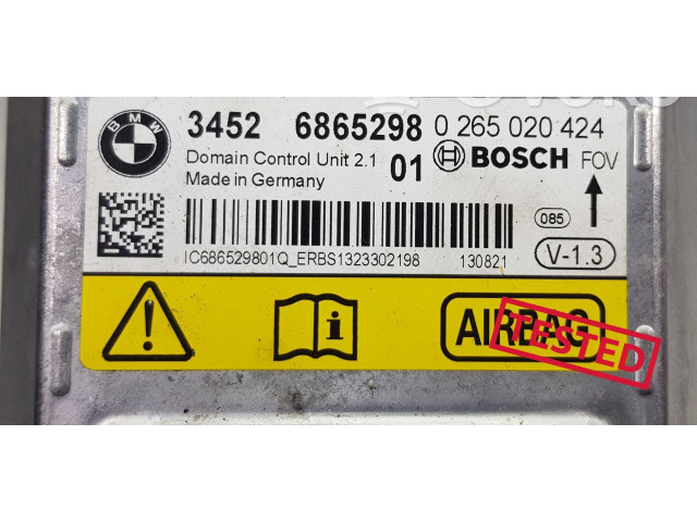 Блок управления климат-контролем 3452-6887752, 6865298   BMW X3 F25