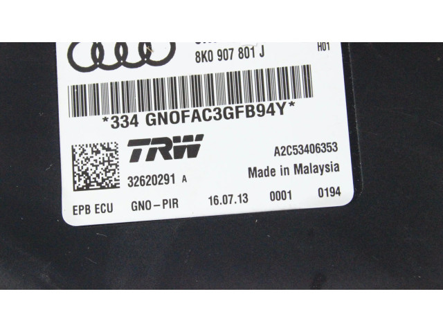 Блок управления заднего тормоза (EMF) 8K0907801M Audi Q5 SQ5