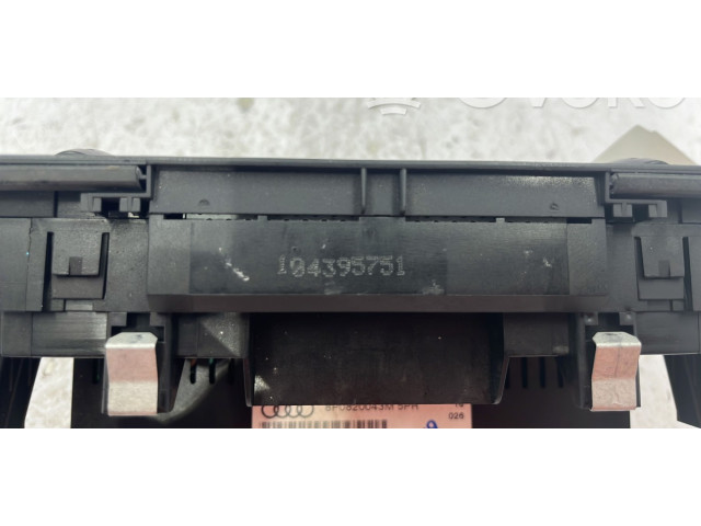 Блок управления климат-контролем 8P0820043AE5PR   Audi A3 S3 A3 Sportback 8P