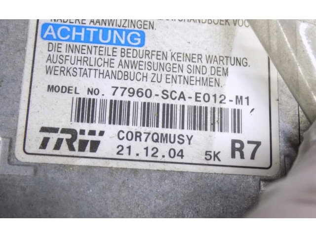 Блок подушек безопасности 77960SCAE012M1, 77960 Honda CR-V