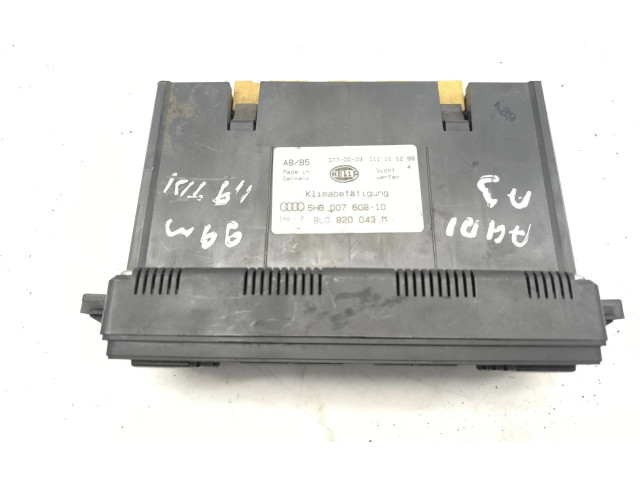 Блок управления климат-контролем 8L0820043M, 5HB00760810   Audi A3 S3 8L
