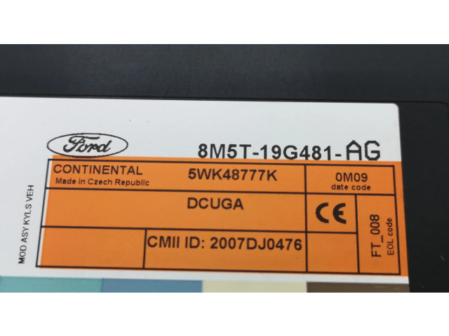 Блок комфорта 8M5T19G481AG Ford Focus