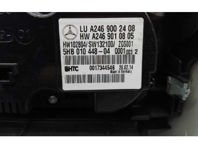 Блок управления климат-контролем LUA2469002408, HWA2469010805 Mercedes-Benz A W176