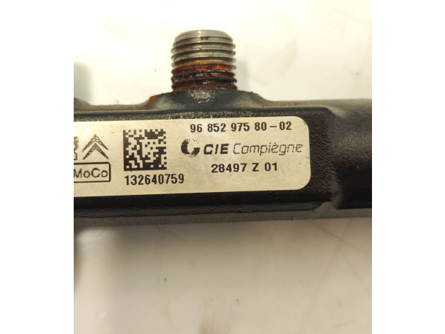 Топливная рампа 9685297580, 132640759   Citroen C4 II Picasso  