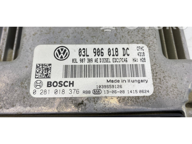Řídící jednotka 03L906018DC, 0281018376 Volkswagen Caddy 2014