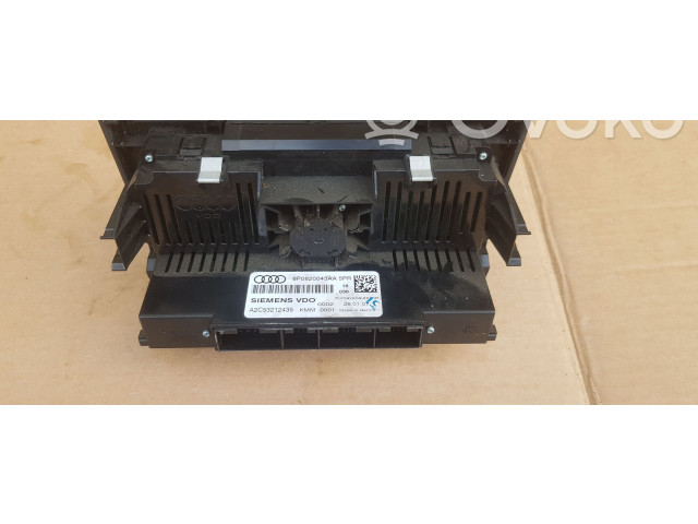 Блок управления климат-контролем 8P0820043AA Audi A3 S3 A3 Sportback 8P