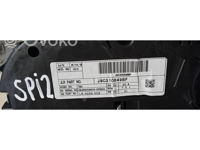 Přístrojová deska Jaguar E-Pace 2019 J9C3045F65BD