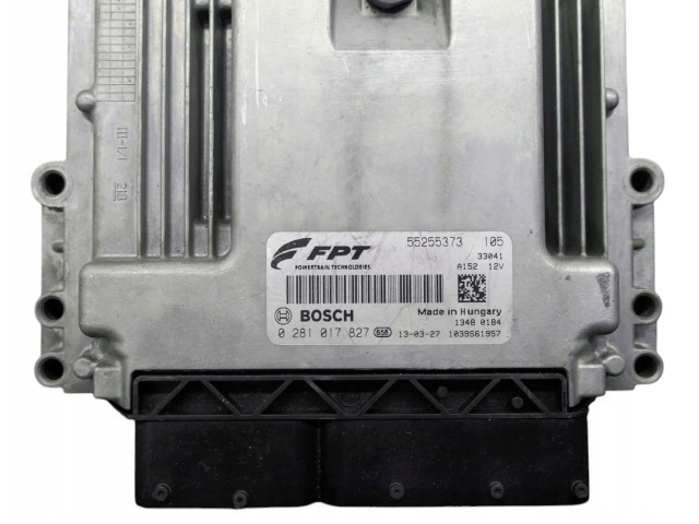 Блок управления двигателя 55255373, 0281017827   Fiat 500L