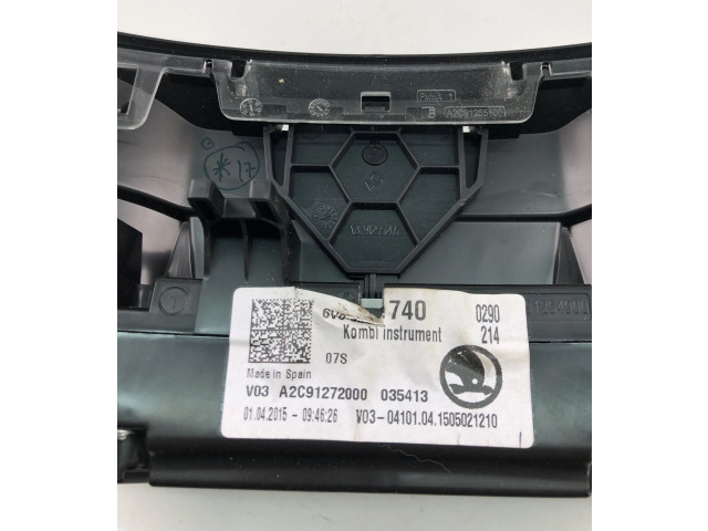 Панель приборов 6V0920740 Skoda Fabia Mk3 (NJ)