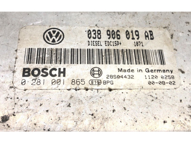Řídící jednotka 038906019AB Seat Alhambra (Mk1) 1996