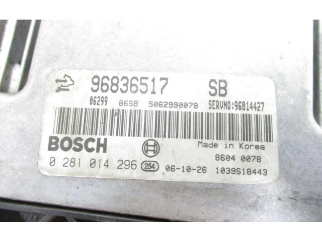 Řídící jednotka 0281014296 Opel Antara