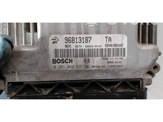 Блок управления двигателя 96813187, 0281012695 Chevrolet Captiva