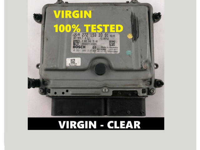 Řídící jednotka A2721533391, 0261209218 Mercedes-Benz SLK R171 2006