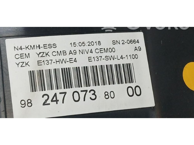 Панель приборов 9824707380   Peugeot 2008 I       