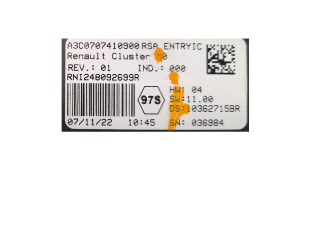 Панель приборов 248092699R Dacia Duster II