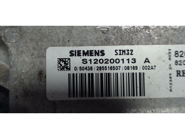 Блок управления двигателя s120200113a Renault Twingo II