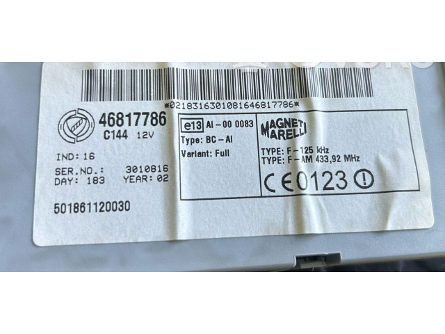 Pojistková skříňka 188A4000 Fiat Punto (188) 2002