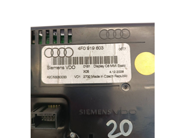 Дисплей 4F0919603 Audi A6 S6 C6 4F