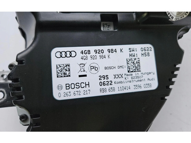 Přístrojová deska Audi A6 C7 2018 4G8920984K